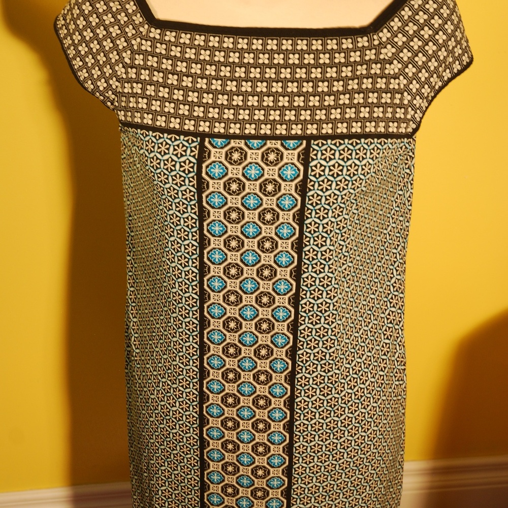 Simple Shift Geometric Dress
